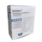 BSWAY FFP2 Maske mit CE2834 Voll-Zertifizierung 10 Stück/VE Einzeln verpackt PROTECDEPOT.
