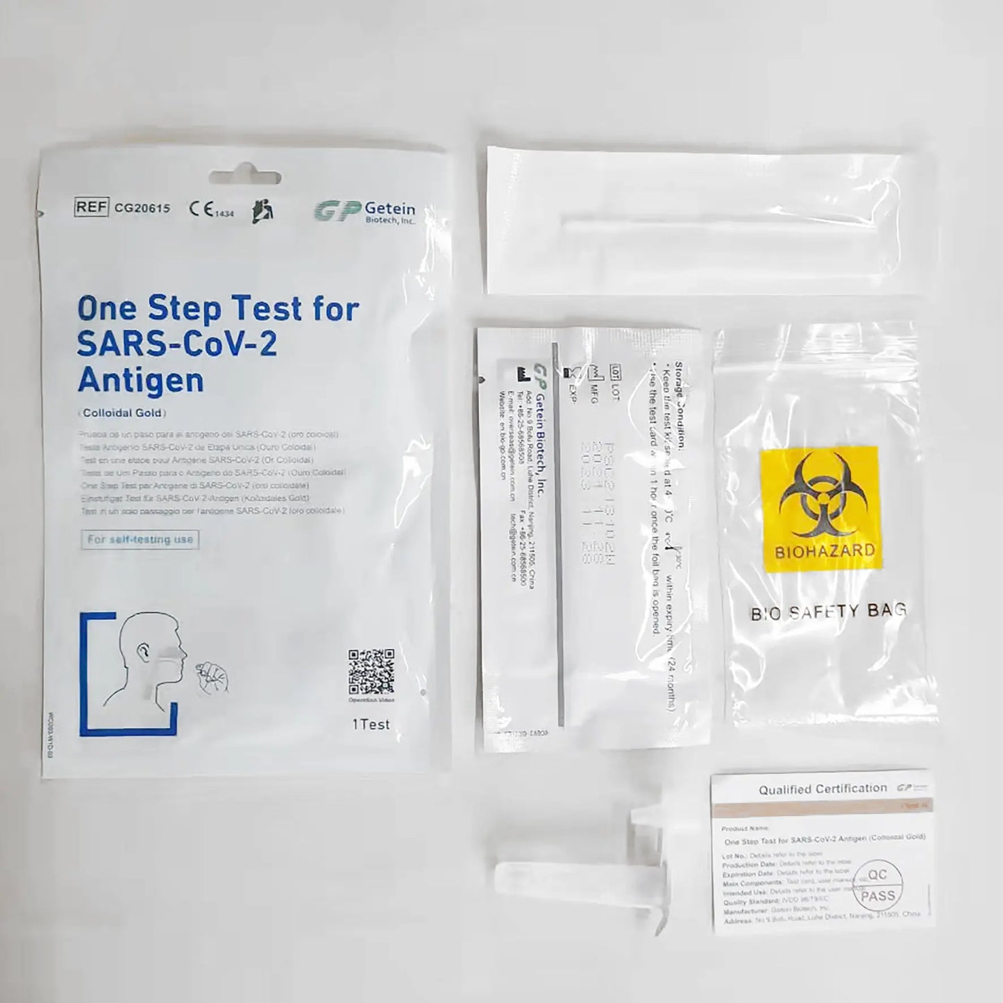 Getein SARS-Cov-2 Antigen Rapid Laientest 1er PROTECDEPOT.